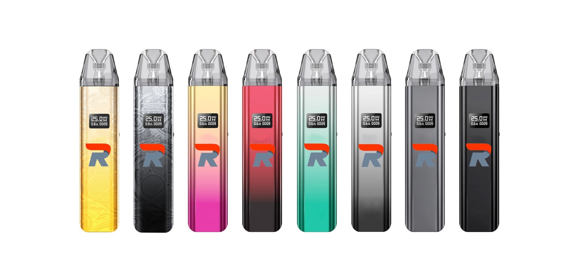 600 Puffs 2ml Refillable Vape Cartridge PODs System DTL with display screen 0.4Ω/0.6Ω/0.8Ω/1.2Ω RV