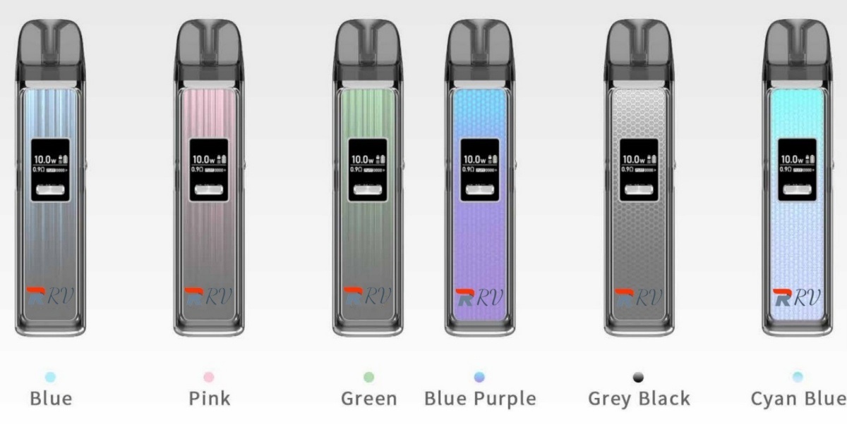 600 Puffs 2ml Refillable Vape Prefilled Pods System DTL Adjustable Airflow 0.6ohm with Display Screen RV